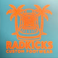 RadKicks Custom Footwear neon decal